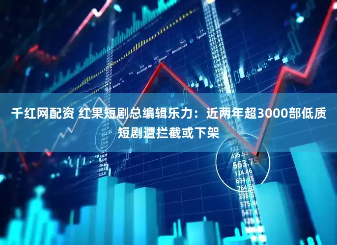 千红网配资 红果短剧总编辑乐力：近两年超3000部低质短剧遭拦截或下架